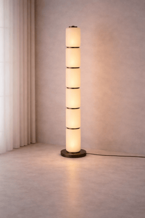 أباجورة ارضية عملية وعصرية – ارتفاع 117 سم  مثالية بجانب الكنب أو كرسي القراءة