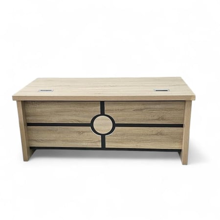 مكتب انيق وراقي باللون البيج بتصميم راقي ومميز -مستورد