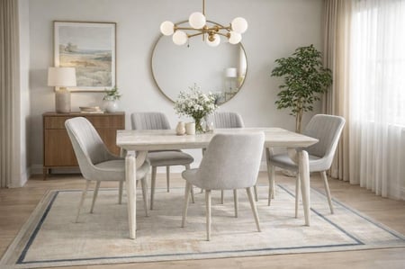 طاولة طعام رخام متينة متعددة الألوان والمقاسات – تصميم يجمع بين الجمال والقوة