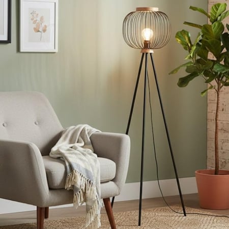 اباجورة ارضية معدن