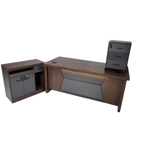 مكتب إداري فاخر بتصميم عصري - يمنح مكتبك أناقة وتنظيم مثالي