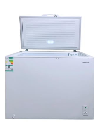 فريزر كبير 300 لتر JUSTINGHOUSE أبيض – أداء قوي وتجميد سريع مع تنظيم مثالي