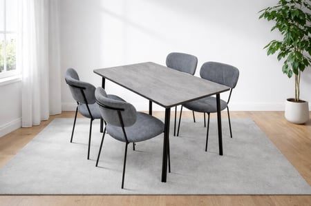 طاولة طعام خشب مودرن ألوان مختلفة - تجمع بين الجمال والعملية في منزلك