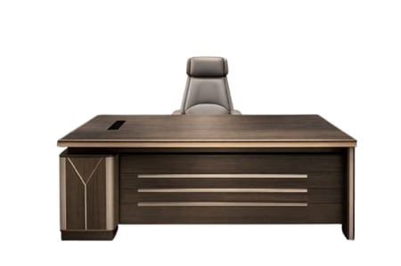 مكتب إداري فاخر لون بني مقاسات مختلفة – تصميم يليق بالمكاتب التنفيذية الراقية