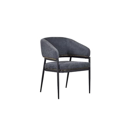 كرسي قماش مفرد لون بني - تصميم فاخر يضيف لمسة جمالية لغرفة المعيشة