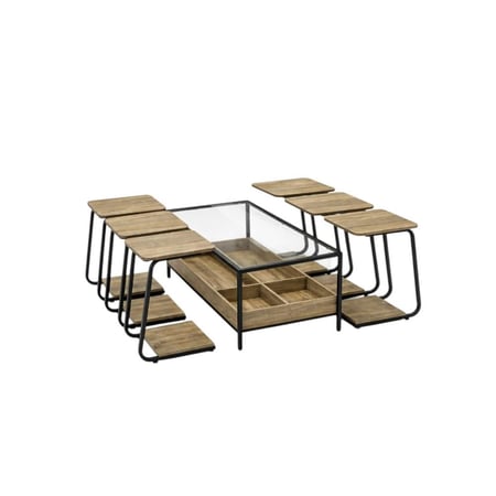 طاولة شاي بيج