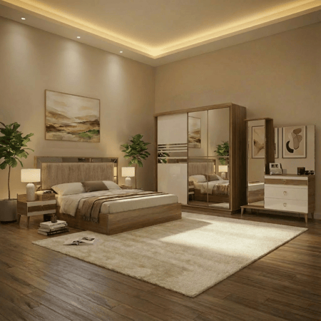 غرفة نوم حديثة