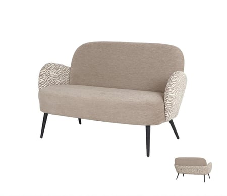 كنبة مودرن لون رمادي - تصميم عصري مريح للصالة أو المكتب