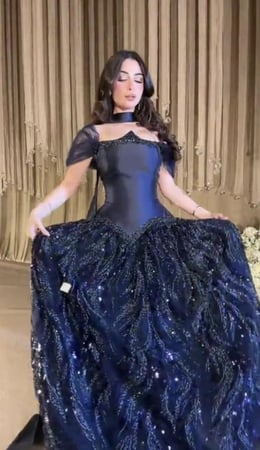 فستان سهره تطريز يدوي