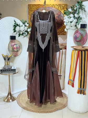 جلابية بني مخمل للتأسيس