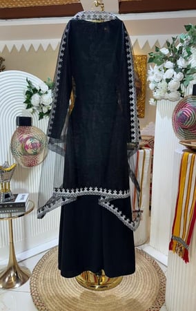 جلابية عسيري لونين تطريز للتأسيس