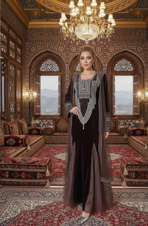 جلابية بني مخمل للتأسيس