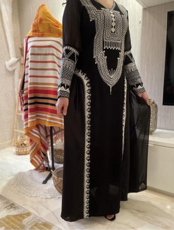 جلابيه  عسيري تطريز كمبيوتر