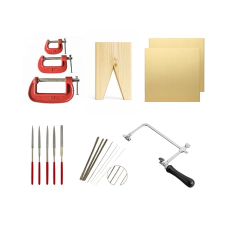 طقم أدوات صياغة معادن للطلاب