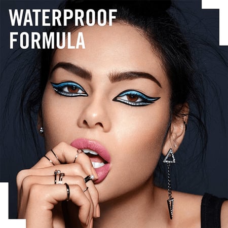 Rimmel London  Exaggerate Waterproof Liquid Eyeliner - Black