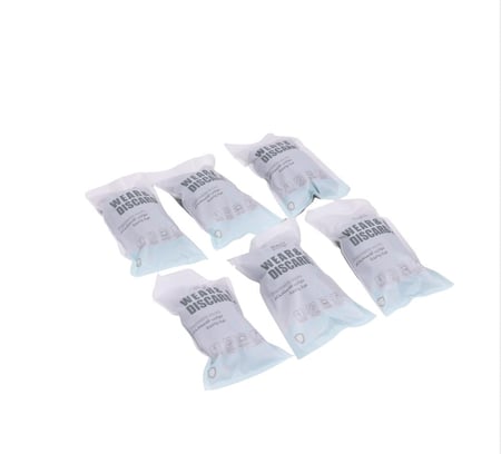 جوارب استخدام مرة واحدة لون ابيض من بيوتي سيستم - 6 حبات