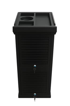 ترولي للصالون مع رفوف قابلة للسحب من صالون سيستم