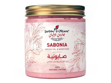 صابونية العكر الفاسي وزيت الارغان لترطيب البشرة من جاردن اوليان - 450 جرام