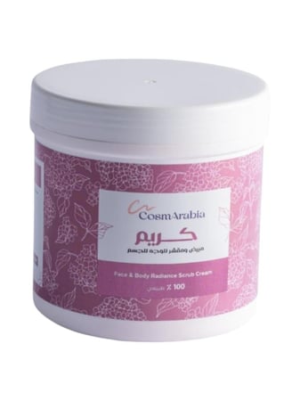 كريم مورد ومقشر للوجه والجسم من كوزماريبيا ، 500 مل