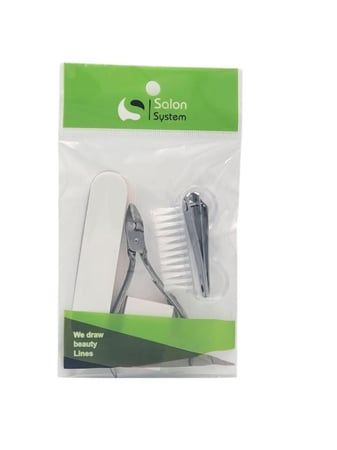 طقم بدكير للاظافر من صالون سيستم - 5 قطع