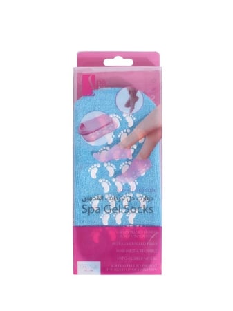 جوارب جل لترطيب القدمين من سبا سيستم - أزرق