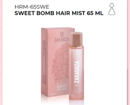 معطر الشعر سويت بومب من زاراقوزا - 65 مل