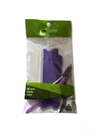 مجموعة ادوات بدكير من صالون سيستم - الوان متعددة