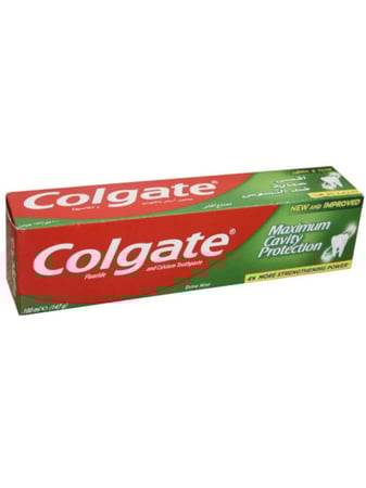 معجون أسنان بالفلورايد والكالسيوم نكهة النعناع من كولجيت , 100 مل