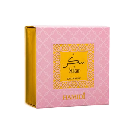 عطر صلب سكر نسائي مناسب للتنقل من حامدي - 10 جرام