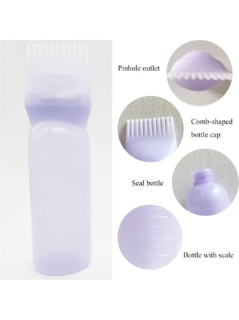 علب مشط لتوزيع الزيت والصبغة من ساشا ، 3 حبه/متعدد الالوان