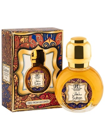 عطر سلطان الزيتي المركز للجنسين من حامدي – 15 مل