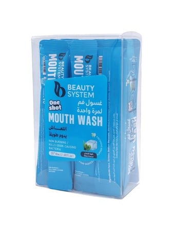غسول الفم بنكهة النعناع من بيوتي سيستم ، 20 حبه × 10 مل