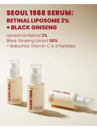 سيروم سيول 1988 بالريتينال والجينسنغ الأسود من كي سيكريت - 30 مل