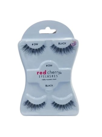 مجموعة رموش صناعية  زوجين من ريد شيري- 2 حبه - DW