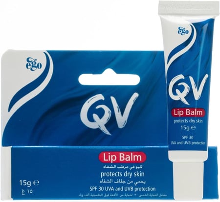 مرطب شفاه مع حماية من الشمس SPF 30 من كيوفي - 15 جرام