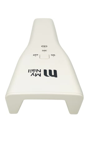 مصباح الاظافر محمول لاسلكي بتقنية LED و UV  من ماي نيل - K6 | ابيض