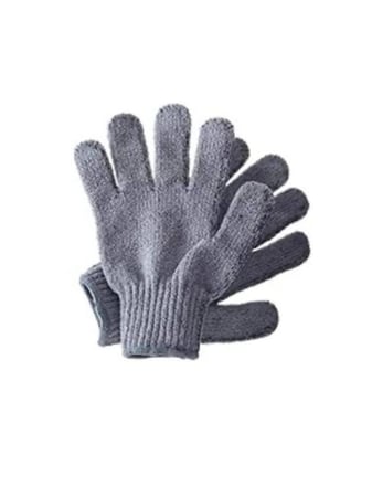 قفازات استحمام  من سبا سيستم - لون رمادي