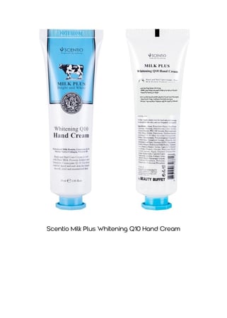 برايت اند وايت كريم اليدين لتفتيح البشرة ميلك بلس كيو 10 من سينتيو - 30مل