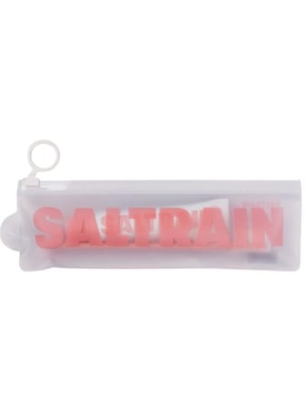 طقم للسفر معجون روز سيترون انتعاش يدوم طويلا مع فرشاة أسنان من سالترين ، 30 جرام / روز