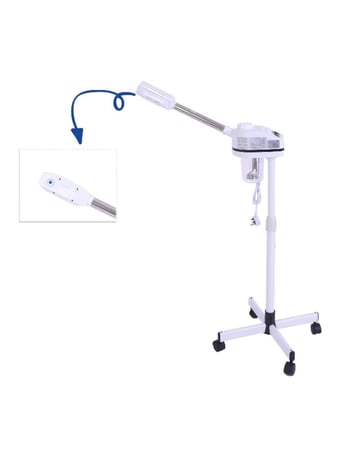 جهاز بخار وجه ساخن LH-205 من صالون سيستم , لون ابيض