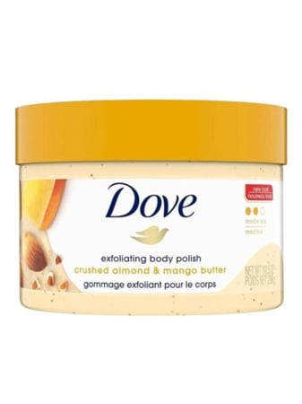 مقشر للجسم بخلاصة اللوز  وزبدة المانجو من دوف - 298 جرام