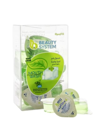 غسول الفم كبسولات منعشه بنكهه النعناع من بيوتي سيستم  - 13 مل × 12