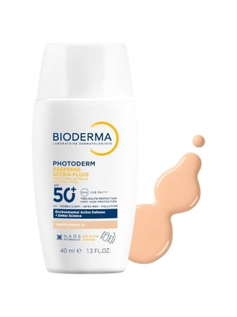 واقي شمس ملون فوتوديرم إكس ديفنس ألترا-فلويد SPF 50+ من بيوديرما - لون 01 | 40 مل
