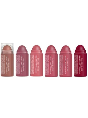 مجموعة أحمر شفاه فلفت ميني مكس من جولدن روز  - 6 لون