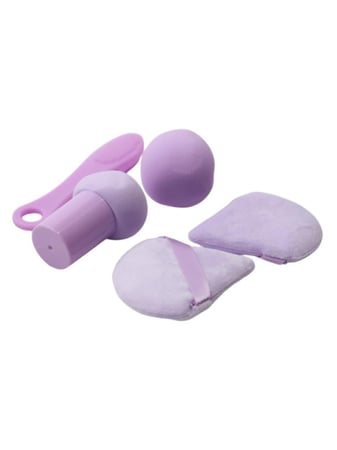 بيوتي سيستم - طقم اسفنجات مكياج 5 قطع -  اسفنجة الميكب بيوتي سيستم