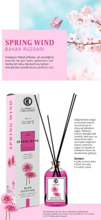 كريسيون كرياشن - معطر للغرف والمكاتب سبرينغ ويند ، 115 مل