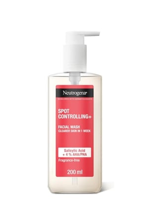 غسول الوجه للتحكّم بالبقع والشوائب من نيتروجينا 200 مل