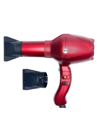مجفف شعر احترافي من جاما بلس - لون احمر
