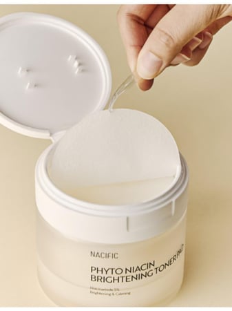 مسحات تونر تفتيح البشرة فيتو نياسين من ناسيفيك ، 80 حبه