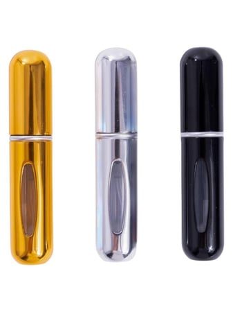 زجاجة عطر قابلة للتعبئة من سولو جو - 3 قطع × 5 مل